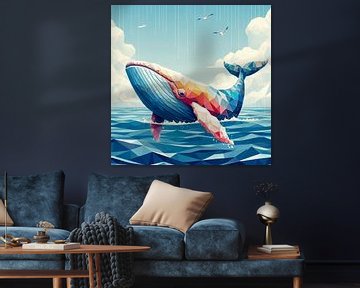 Een walvis van Kay Weber