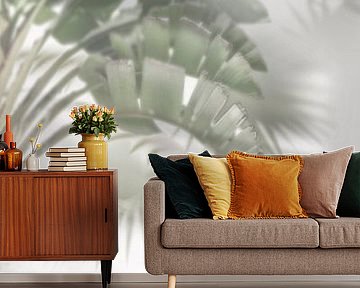 Tropical Delight in the Fog. Palm. Fern. Parrotidae. by Alie Ekkelenkamp
