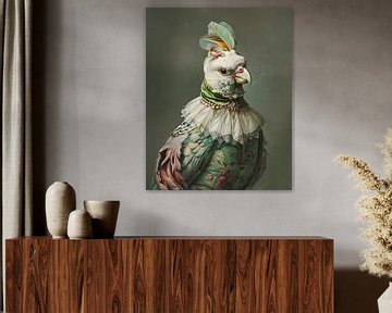 Schickes Vogelporträt von But First Framing