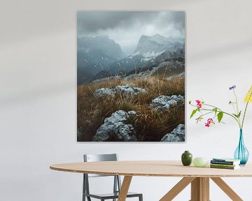 Eiskrone der mächtigen Berge