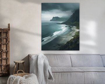 De panoramische wonderen van Nieuw-Zeeland van fernlichtsicht