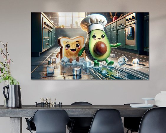 Example of the artwork in a room