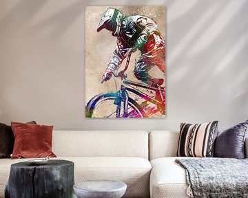 BMX sport art #sport #bike sur JBJart Justyna Jaszke