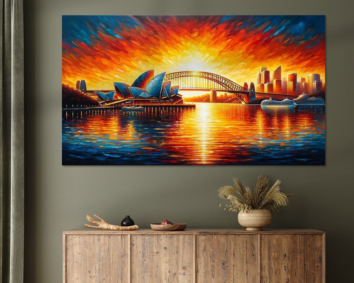 Example of the artwork in a room