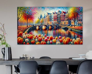 Herfstmagie op de Amsterdamse grachten