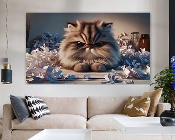 Chaos de papier et méfiance des chats sur artefacti