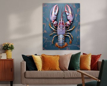 Lobster pastel by Rene Ladenius Digital Art