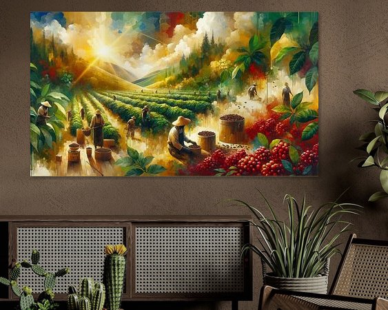 Example of the artwork in a room
