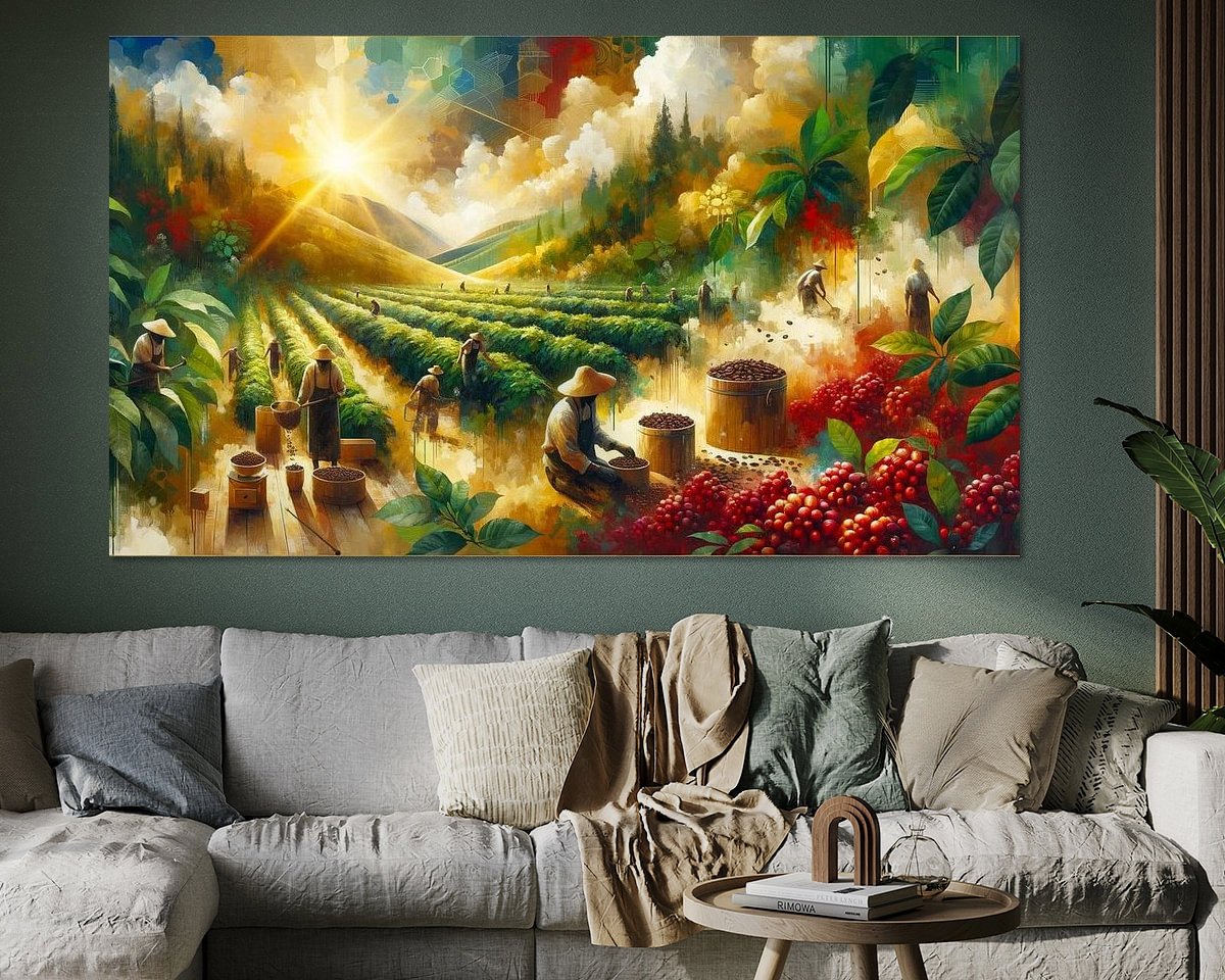Example of the artwork in a room
