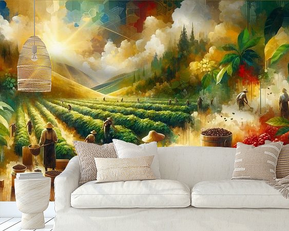 Example of the artwork in a room