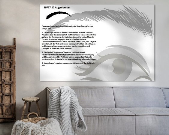 Example of the artwork in a room