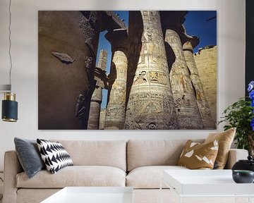 De Tempels van Egypte  02 van FotoDennis.com | Werk op de Muur