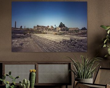 Die Tempel von Ägypten 09 von FotoDennis.com | Werk op de Muur