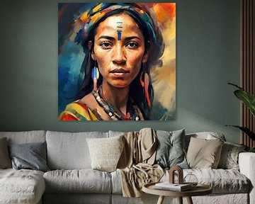 Indian woman by Gert-Jan Siesling