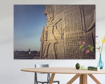 Die Tempel Ägyptens 18 von FotoDennis.com | Werk op de Muur