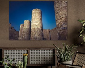 De Tempels van Egypte  20 van FotoDennis.com | Werk op de Muur