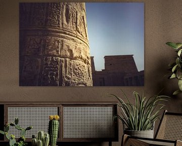 Die Tempel Ägyptens 25 von FotoDennis.com | Werk op de Muur