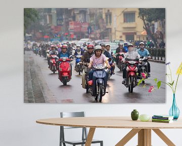 Motorbike in street von Arkadiusz Kurnicki