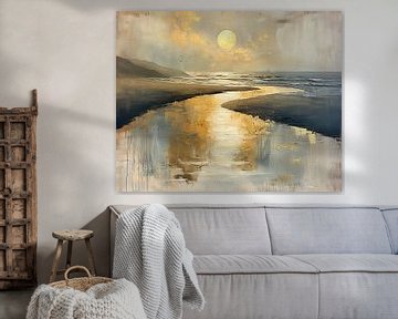 Zonsondergang aan Zee van ARTEO Schilderijen