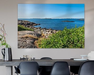Paysage sur l'île de Merdø près d'Arendal en Norvège sur Rico Ködder