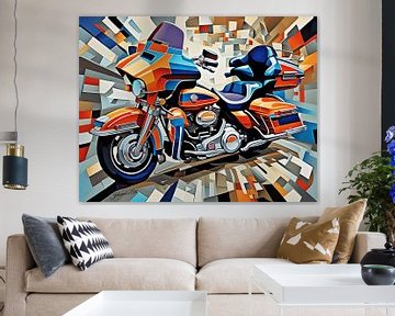 Abstract Art Illustration - Motoren 8 van Johanna's Art