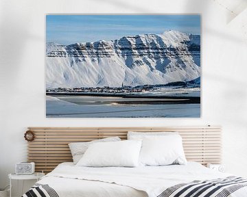 Village on Iceland by Leo van der Sanden