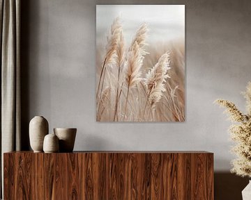 Pampas grass by the sea by Melanie Viola