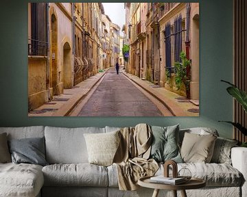 Vue sur les ruelles d'Avignon sur Patrick Lohmüller