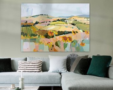 Schilderij Landschap | Landschap Schilderij van ARTEO Schilderijen