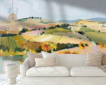 Schilderij Landschap | Landschap Schilderij van ARTEO Schilderijen