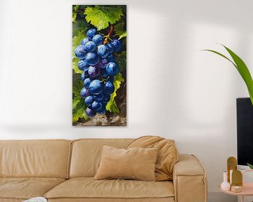 Peinture des raisins Art sur Blikvanger Schilderijen