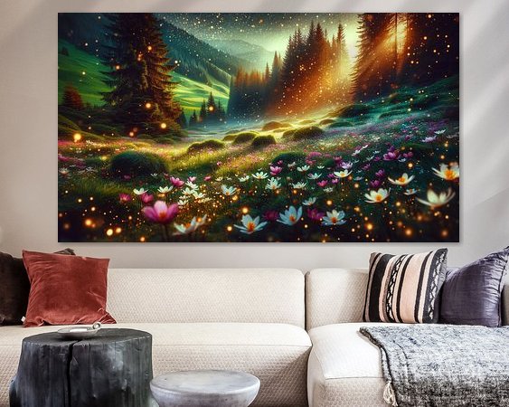 Example of the artwork in a room