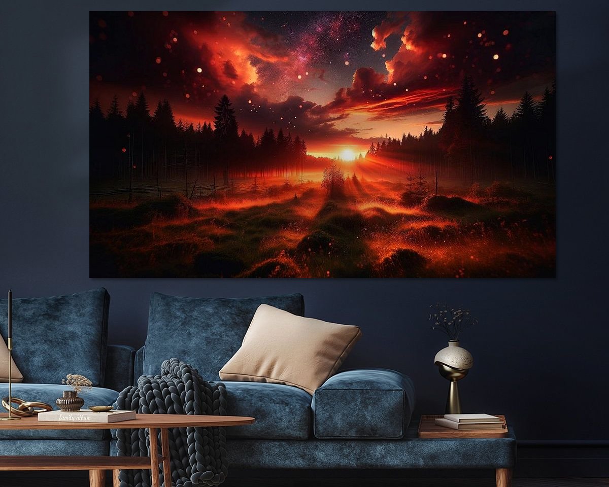 Example of the artwork in a room