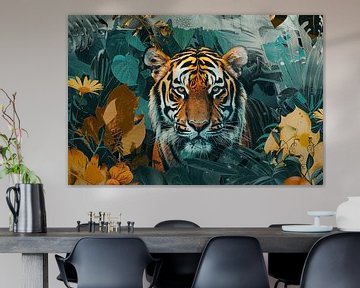 Tigre dans la jungle sur ARTemberaubend