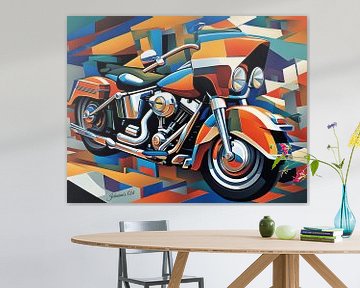 Abstract Art Illustration - Motoren 7 van Johanna's Art