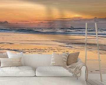 Sunset by the sea by Ellen Driesse