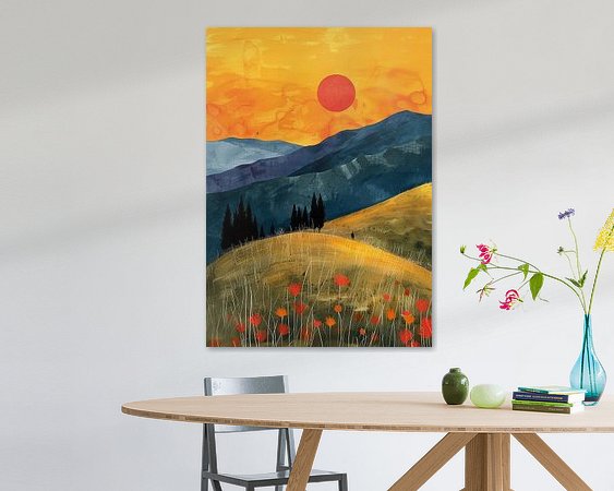 Example of the artwork in a room