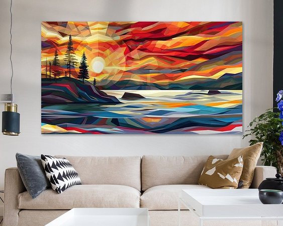 Example of the artwork in a room