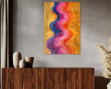 Abstract Painting Colourful Modern No 2 by Niklas Maximilian