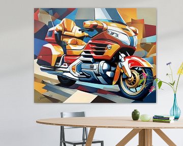 Abstract Art Illustration - motoren 2 van Johanna's Art