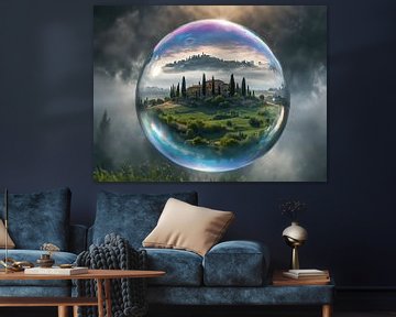 Heldere blik op Toscane van Art Twist by M