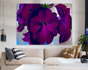 Georgia OKeeffe - Petunia's, 1925 van Vivanne