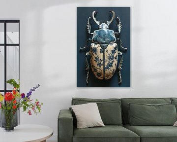 Delft Blue Beetle by Dunto Venaar