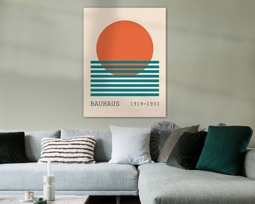 Bauhaus poster Sun by H.Remerie Photography and digital art