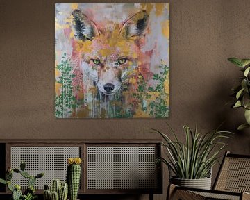 Malerei Abstrakt Fuchs von Kunst Laune