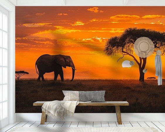 Example of the artwork in a room