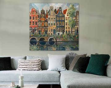 Amsterdam | Amsterdam Malerei von Kunst Laune