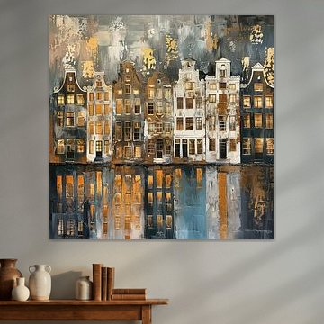 Amsterdam painting by Art Whims