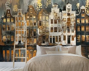 Amsterdam Golden Hour van Kunst Kriebels