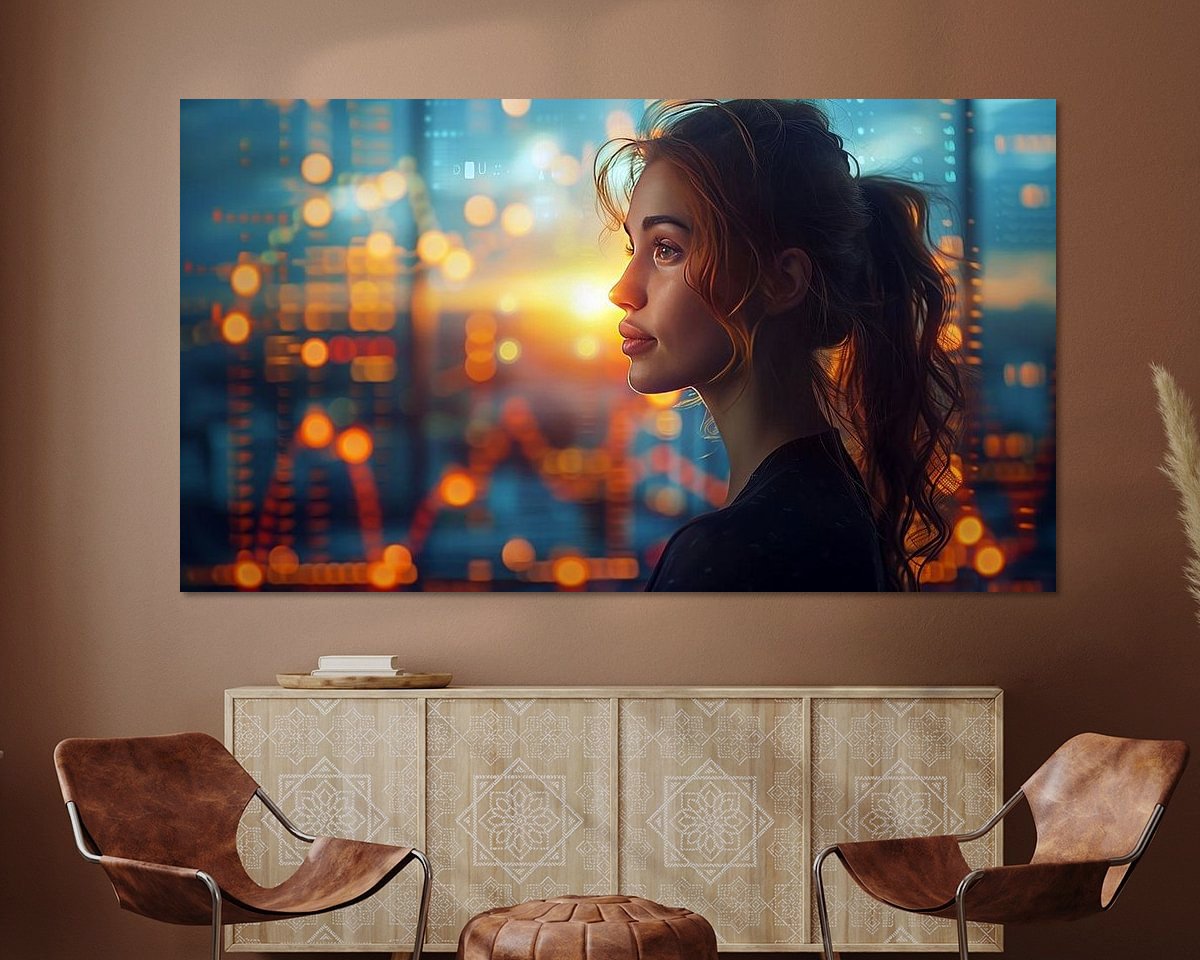 Example of the artwork in a room